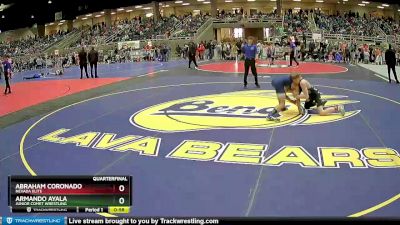 119 lbs Quarterfinal - Abraham Coronado, Nevada Elite vs Armando Ayala, Junior Comet Wrestling