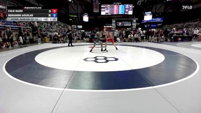 144 lbs Cons. Sub-rd Of 16 - Cale Nash, IA vs Benjamin Aguilar, VA