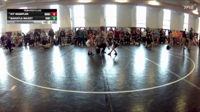 36-41 lbs Quarterfinal - Ivy Wampler, Midlothian Miners Wrestling Cl vs Makayla Maxey, Great Neck Wrestling Club
