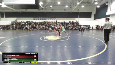 150 lbs Champ. Round 2 - Alek Carrera, LB Poly vs Alejandro Joya, Calabasas