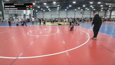 48 lbs Round 4 - 2:15pm Saturday - Isaiah Lopez, Mat Assassins vs Asher Montoya, Southwest Elite