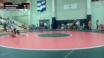 Boys 138 lbs Cons. Semi - Charlie Hoffman, Doniphan West vs Jake Workman, Silver Lake