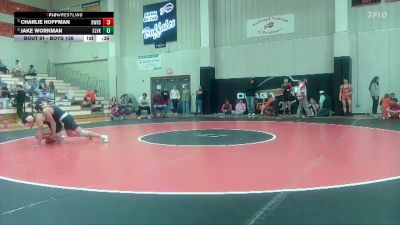 Boys 138 lbs Cons. Semi - Charlie Hoffman, Doniphan West vs Jake Workman, Silver Lake