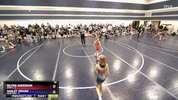 62 lbs Round 2 (6 Team) - Rilynn Anderson, Utah 2 vs Harley Orians, Gold Rush