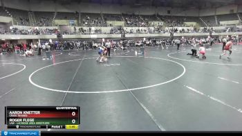 125 lbs Quarterfinal - Roger Flege, LAW - Lacrosse Area Wrestlers vs Aaron Knetter, Crass Trained