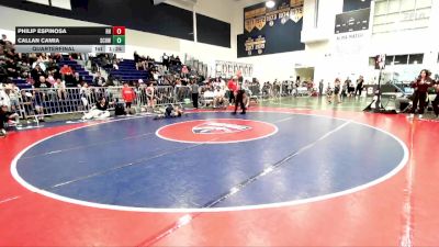 62 lbs Quarterfinal - Callan Camia, So Cal Hammers Wrestling vs Philip Espinosa, Rough House