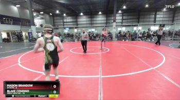 126 lbs Round 2 (4 Team) - Blake Condino, GREAT NECK WC vs Masion Brandow, D1 ELITE