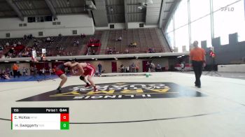 155 lbs Round 2 - Hunter Swaggerty, Mt. Zion Kids Wrestling Club vs Colton McKee, Morton Youth Wrestling