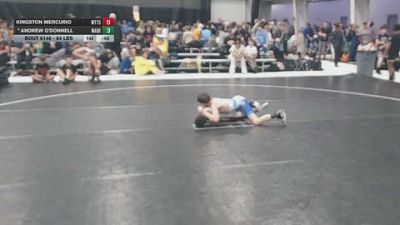 84 lbs Champ. Rd Of 32 - Andrew O'Donnell, Mat Demon vs Kingston Mercurio, World Team Training Center