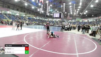 89 lbs Semifinal - Bryson Davis, Dove Creek vs Blake Smith, Severance WC