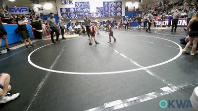 40 lbs Rr Rnd 4 - Gavino Camarillo, Clinton Youth Wrestling vs Koen Goodin, Cowboy Wrestling Club