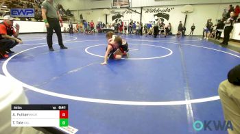 64 lbs Rr Rnd 1 - Alexandra Pulliam, Skiatook Youth Wrestling vs Tucker Tate, Grove Takedown Club