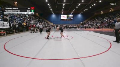 3 - 175 lbs Cons. Round 2 - Sam Richards, Brentsville District vs Camden Nguyen, Maggie L. Walker Governor`s School