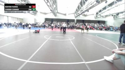 52-B lbs Round Of 16 - Hunter Farina, Red Hawk Wrestling vs Carsen Conner, Shore Elite Wrestling Club
