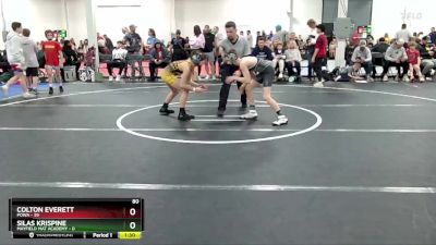 80 lbs Round 2 (8 Team) - Colton Everett, POWA vs Silas Krispine, Mayfield Mat Academy