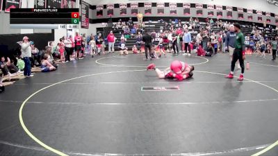 Round 1 - Lynan Curry, West Wateree Wrestling Club vs Aaron Wilson, Knights Youth Wrestling