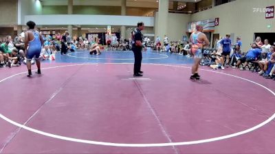285 lbs Semis & 5th Wb (32 Team) - Dominic Sager, Team GATA vs Elisha Johnson, Indiana Outlaws