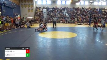 106 lbs Round Of 32 - Nathan McGill, Tiger Wrestling Club vs Kevin Placer, Eagles
