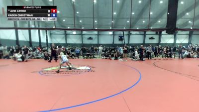 16U Boys GR - 126 lbs Cons. Round 2 - Avik Cavho, OR vs Kaden Christman, WA