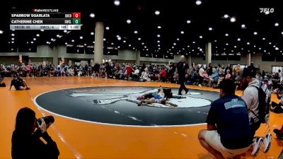 130 lbs Quarterfinals (8 Team) - Catherine Chen, Stars WC vs Sparrow Sgarlata, Skull And Crossbones