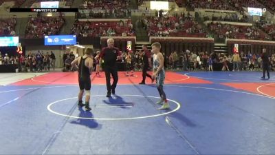 100 lbs Champ. Round 1 - Odin Dixon, Mine Yard Dogs Wrestling Club vs Rylan Saatzer, Bearcats Wrestling Club Helena