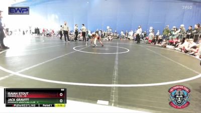 88 lbs Round 1 (4 Team) - Isaiah Stout, Firebird Elite vs Jack Gravitt, OpenMats Wrestling Club