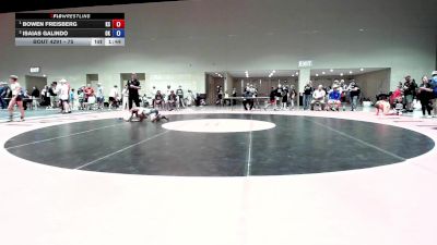75 lbs 1st Place Match - Bowen Freisberg, KS vs Isaias Galindo, OK