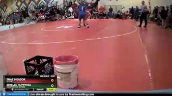 250 lbs Semifinal - Shae Meador, Attica vs Brielle Humpries, Kokomo High School