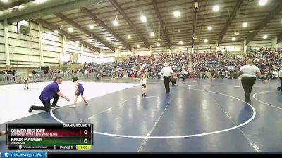 54 lbs Champ. Round 1 - Knox Mauger, Westlake vs Oliver Bishoff, Southern Utah Elite Wrestling