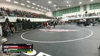 132 lbs Quarterfinal - Jacob Zamarripa, Rawlins vs Axel Mackinnon, Green River