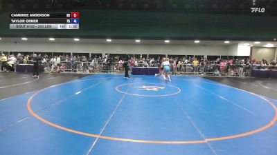 200 lbs Round Of 16 - Cambree Anderson, ND vs Taylor Orner, PA