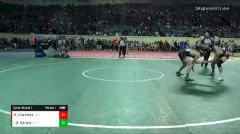 4A-170 lbs Cons. Round 1 - Derrick Kersey, Cushing vs Kale Visnieski, Weatherford