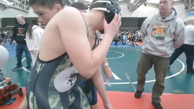 141 lbs Semifinal - James Carullo, RedNose Wrestling School - MSC vs Mason Maxwell, Iron Wolves