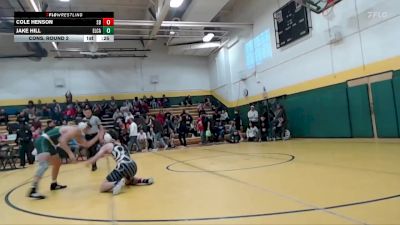 157 lbs Cons. Round 2 - Jake Hill, Elyria Catholic vs Cole Henson, Springboro