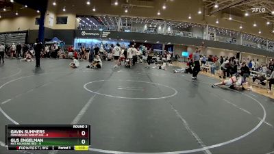 80 lbs Round 3 (4 Team) - Gavin Summers, Crossroads Wrestling vs Gus Engelman, Mat Assassins Red