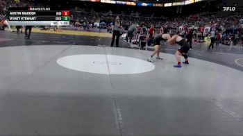 175 lbs Champ. Round 2 - Austin Madden, Rigby vs Wyatt Stewart, Crook County