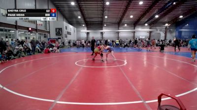 130 lbs Semifinal - Sheyna Cruz, Elite Aqua - HSG vs Paige Weiss, Duro Wrestling Club - HSG