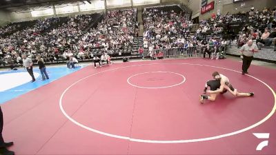 3A 120 lbs 5th Place Match - Teagin Poulsen, North Sanpete vs Brevan Miller, Juab