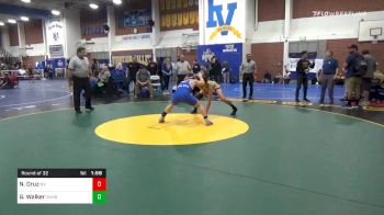 145 lbs Prelims - Nathan Cruz, Northview vs Gavin Walker, Dana Hills