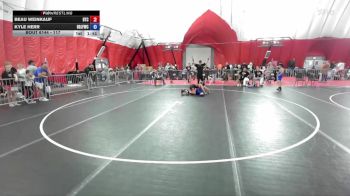 117 lbs Semifinal - Beau Weinkauf, B.A.M. Training Center vs Kyle Herr, Brown Deer Jr Falcons Wrestling Club