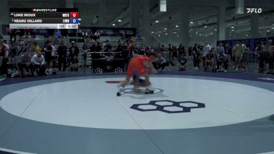 61 kg Cons. Quarters - Luke Rioux, Warrior Regional Training Center vs Keanu Dillard, Lehigh Valley Wrestling RTC