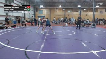 133 lbs 5th Place Match - Benjamin Whitright, North Idaho College vs Adrian Shima, Big Bend Community College
