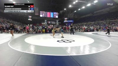 115 lbs Cons. Rd Of 32 - Elaine Hay, WI vs Addison McGinness, IA