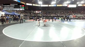 110 lbs Cons. Round 7 - Lillianna Rupert, Nampa vs Maliyah Garcia, New Plymouth