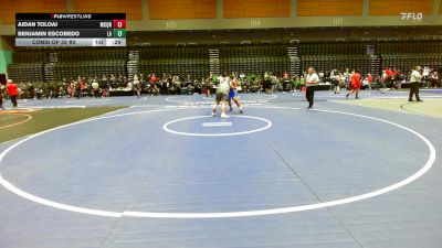 285 lbs Consi Of 32 #2 - Aidan Toloai, McQueen vs Benjamin Escobedo, Los Altos