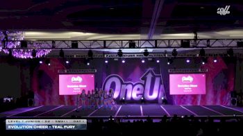 Evolution Cheer - Teal Fury [2026 L1 Junior - D2 - Small Day 1] 2026 One Up Grand Nationals