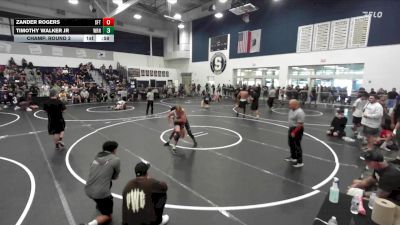 132 lbs Champ. Round 3 - Zander Rogers, Pounders Wrestling Club vs Timothy Walker Jr, Poway Wrestling