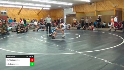 98 lbs Semifinal - Hunter Watson, Columbia Cross Rds vs Blake Edgar, Millville