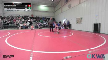 49 lbs Consi Of 4 - Parker Wilson, Sallisaw Takedown Club vs Sawyer Locust, Vian Wrestling Club