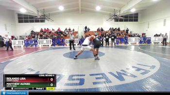 182 lbs Cons. Round 3 - Matthew Alfaro, South High vs Rolando Lira, Cesar Chavez